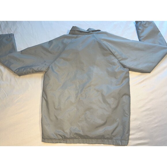 VANS SNAP FRONT NYLON COACHES JACKET MEDIUM Kids Large Light Grey - Picture 9 of 9